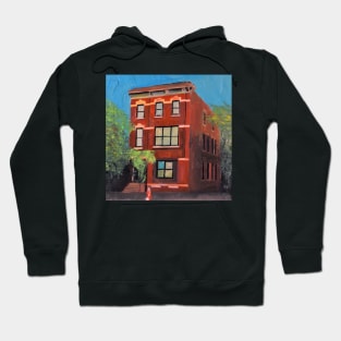 Red American House Hoodie